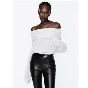 NWT Zara 100% Cashmere Cowl Neck Sweater